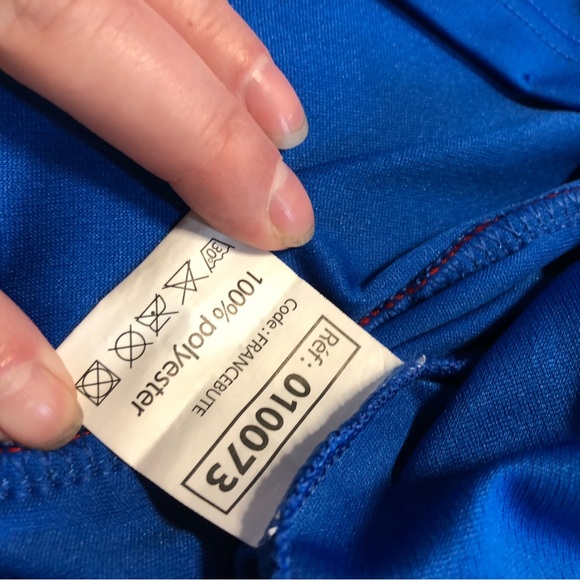 FRANCE Futbol Soccer Jersey #10 Youth 8 Blue Red Embroidered front - Picture 9 of 12